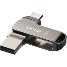 128GB Lexar® Dual Type-C and Type-A USB 3.1 flash aluminium