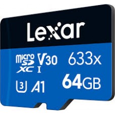 64GB Lexar®  633x microSDXC™ UHS-I