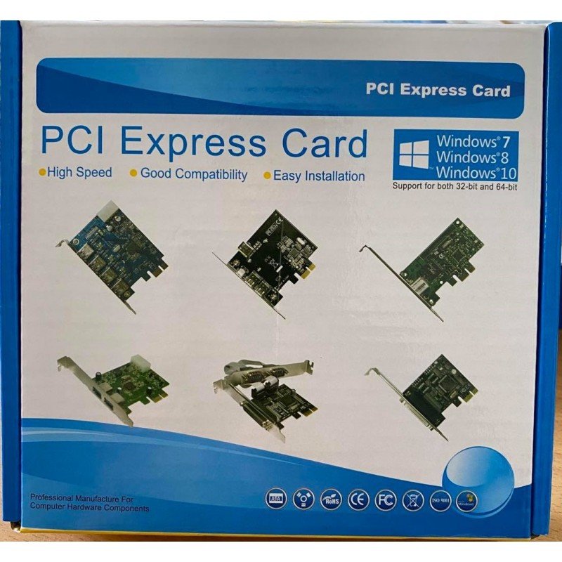 CARTE SON INTERNE Cuasting Carte son 5.1 PCI Express PCI-E