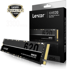 256GB PCIe Gen3 with 4 Lanes M.2 NVMe lexar  read up to 3500MB/s, write up to 1300MB/s